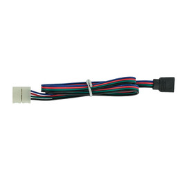 18" Black Connector Cable to 4pin Connectors