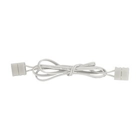 24" White Connector Cable for Cut Pieces of LED Ribbon