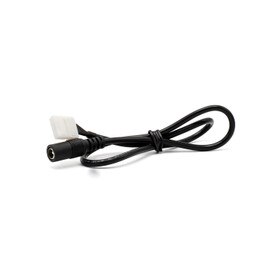 18" Black Power Linking Cable for Cut Pieces of LED Ribbon