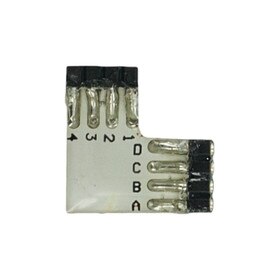 Single Ribbon 2 Way "L" with Pin Connector