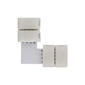 2way L Connector for Cut Pieces of 3/8" (10mm) RGB LED Ribbon