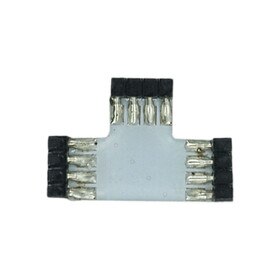 Single Ribbon 2 Way "T" with Pin Connector