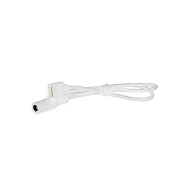 18" White Pwr Link Cable for Single Ribbon with Pin Connector