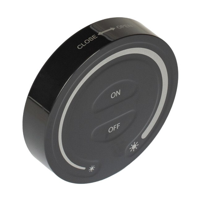 12V/24V Round LED Dimmer Controller Black