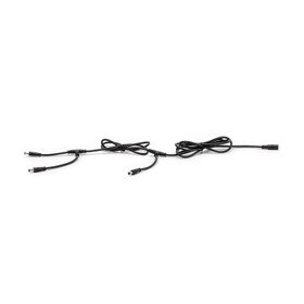 Black 2 Way Sweep Connector Cable Dc5.5 (.75MM2) Cable