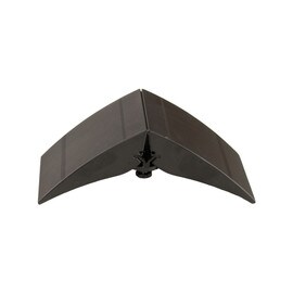 14"L Matte Black "C" Style Frameless Graphic Stand