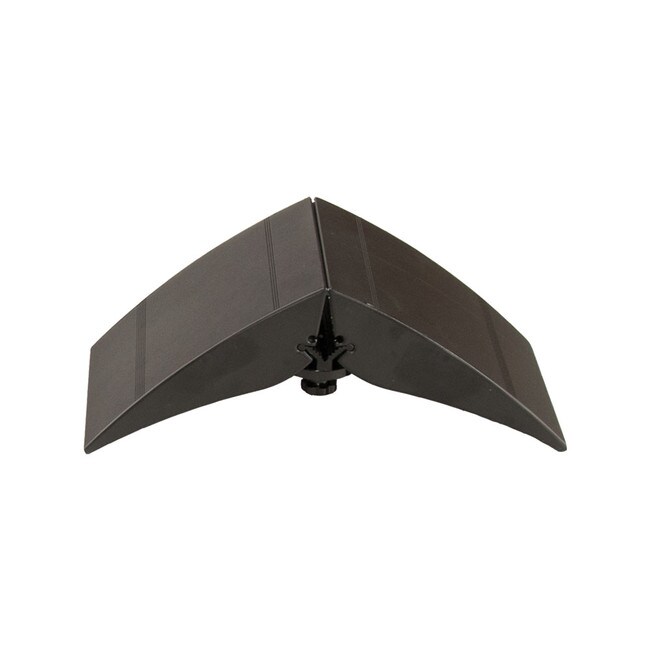 14"L Matte Black "C" Style Frameless Graphic Stand