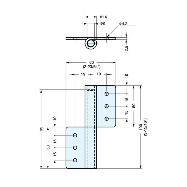Sugatsune Lift-Off Hinge | LSX-100R Series