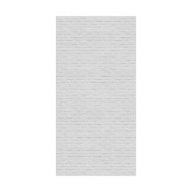 4ft H |Brickwall Painted White | Translucent Panel