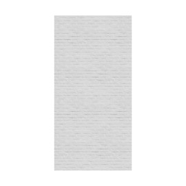 4ft H |Brickwall Painted White | Translucent Panel