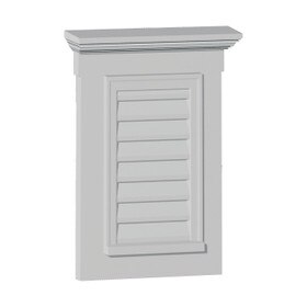Fypon | Vertical Louver With Trim & Crosshead