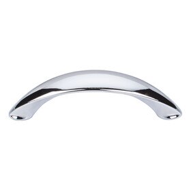 Arc Pull 3" C/C Polished Chrome