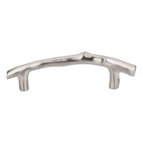 Aspen Ii Twig Pull 3 1/2" C/C Brushed Satin Nickel