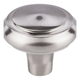 Aspen Ii Peak Knob 1 5/8" Dia. Brushed Satin Nickel