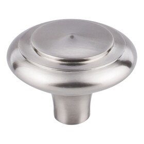 Aspen Ii Peak Knob 2" Diameter Brushed Satin Nickel