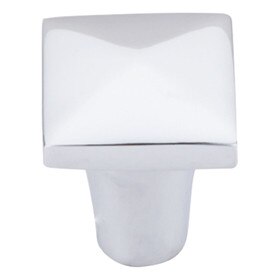 Aspen Ii Square Knob 7/8" Polished Chrome