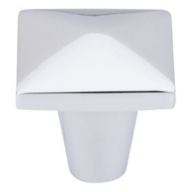Aspen Ii Square Knob 1 1/4" Polished Chrome
