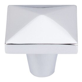 Aspen Ii Square Knob 1 1/2" Polished Chrome