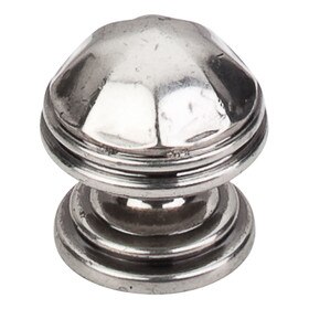 Britannia Knob Antique Pewter