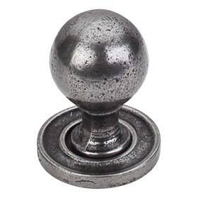 Britannia Knob W/Backplate Cast Iron