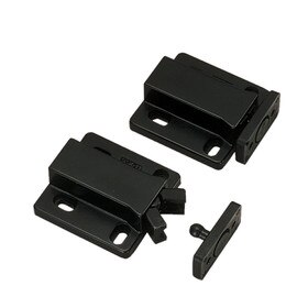 Sugatsune 1-29/64" Long Black ABS Non-Magnetic Touch Latch