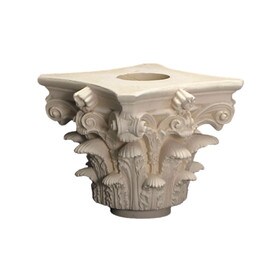 Decorative Resin Roman Corinthian Capital for 8" Diameter Tapered Wood Columns