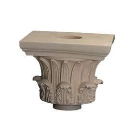 Decorative Resin Temple of Winds Capital for 8" Diameter Tapered Wood Columns