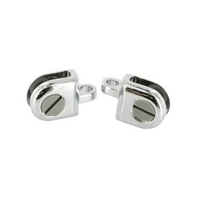 Bright Chrome Finish Hasp without Pin for 3/16" Material