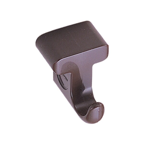 1-23/32" High Brown ABS Plastic Magnetic Hook