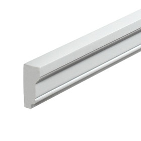Fypon | 3-1/2in H x 1-3/4in Proj | Primed White Polyurethane Panel Moulding