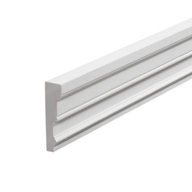 Fypon | 5-1/2in H x 1-3/4in Proj | Primed White Polyurethane Panel Moulding