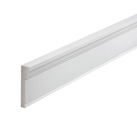 Fypon | 3in H x 4-1/8in Proj | Primed White Polyurethane Crown Moulding | Inside Corner