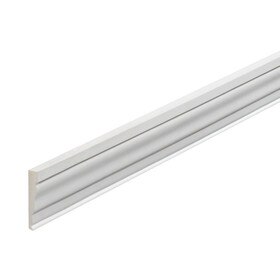 Fypon | 3-3/4in H x 5in Proj | Primed White Polyurethane Crown Moulding | Outside Corner