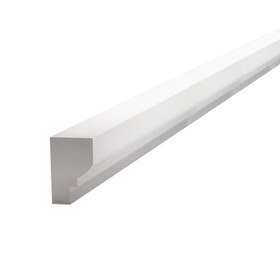 Fypon | 7-3/4in H x 5-3/8in Proj | Primed White Polyurethane | Crown Moulding | 16' Long