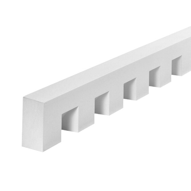 6" High x 3-3/8" Wide Large Classic Dentil Moulding 12' Length
