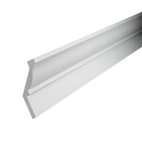 Fypon | 11in H x 6-1/2in Proj | Primed White Polyurethane | Crown Moulding | 16' Long
