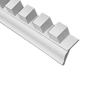 Fypon | 10in H x 9in Proj | Primed White Polyurethane | Crown Moulding | 16' Long