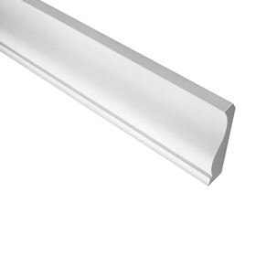 Fypon | 6-1/2in Face x 4-9/16in H x 4-9/16in Proj | Primed White Polyurethane | Crown Moulding | 16ft Long | Style MLD449