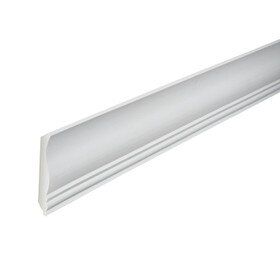 Fypon | 16-5/16in Face x 11-15/16in H x 11-1/8in Proj | Primed White Polyurethane | Crown Moulding | 16ft Long
