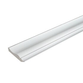 Fypon | 16-5/16in Face x 11-15/16in H x 11-1/8in Proj | Primed White Polyurethane | Crown Moulding | 12ft Long