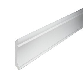 Fypon | 7-5/8in H x 6-7/8n Proj | Primed White Polyurethane | Crown Moulding | 12' Long