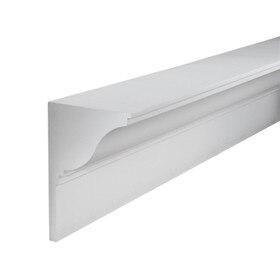Fypon | 15-1/2in H x 11-1/4in Proj | Primed White Polyurethane | Crown Moulding | 12' Long