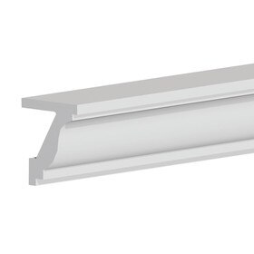 Fypon | 6-1/2in H x 5-3/4in Proj | Primed White Polyurethane | Crown Moulding | 12' Long