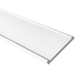 Fypon | 4-3/4in H x 6-3/4in Proj | Primed White Polyurethane Crown Moulding | Inside Corner