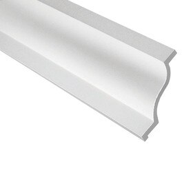 Fypon | 15-3/4in H x 9-1/2in Proj | Primed White Polyurethane | Crown Moulding | 12' Long