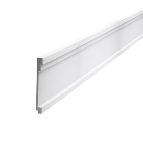 Fypon | 3in H x 3in Proj | Primed White Polyurethane Crown Moulding | Outside Corner | Style MLD530-8