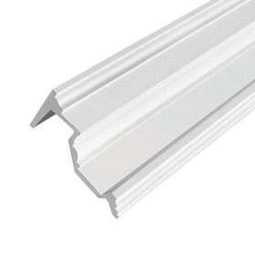 Fypon | 5-5/16in H x 7-7/8in Proj | Primed White Polyurethane Crown Moulding | Outside Corner