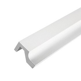 Fypon | 3-13/16in H x 3in Proj | Primed White Polyurethane Crown Moulding | Outside Corner