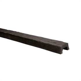 4-3/8in W x 2-1/4in H | Modern Faux Wood Beam