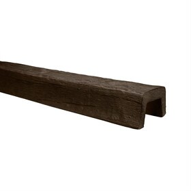 5-7/8in W x 3-7/8in H | Modern Faux Wood Beam